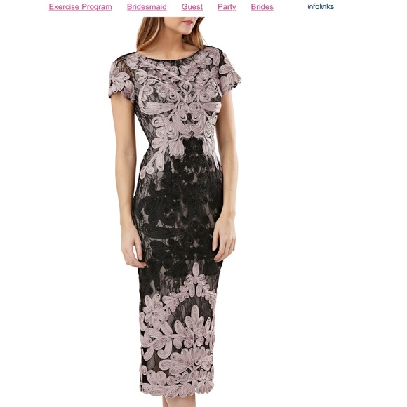 JS Collection Lilac/Black Soutouche dress - Picture 2 of 9